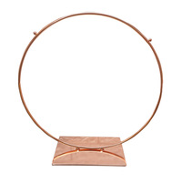 Vente chaude : Porte-vêtements rond en métal pour soutien-gorge, cintres en acier pour manteau, armoire, cuisine, salle de bain, nettoyage, style élégant avec clip