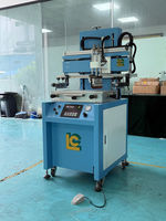 Machine d'impression à plat LC semi-automatique monocouleur pour matériaux plats