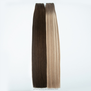 ผมต่อแท้คุณภาพสูงจากรัสเซีย ชนิด Remy 100% Virgin แบบตรง  ชนิด Skin Weft  ปลายผมแบบ Double Drawn  สำหรับทุกสี - Product Image 5