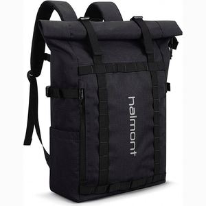 Free Sample Large Capacity Outdoor Casual <b>Laptop</b> <b>Backpack</b> Business Roll Top <b>Backpack</b> <b>Laptop</b> Bag - Product Image 4