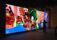 Panneau mural vidéo Led à pas fixe de 2.5mm, église Pantalla géant Smd écran d'affichage Led d'intérieur polychrome P2.5