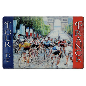 Plaque murale en métal 1948 Tour <span class=keywords><strong>De</strong></span> France Bicycle Race Paris Vintage Travel Art Poster Decor House Home Tin Signs 8X12 Inch - Product Image 4