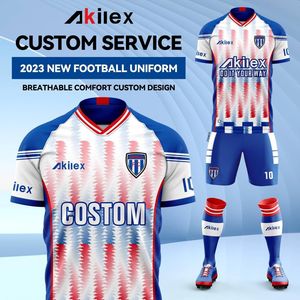 Kit da <span class=keywords><strong>Calcio</strong></span> Completo Akilex Personalizzato di Alta Qualità con Consegna Rapida Set da <span class=keywords><strong>Calcio</strong></span> per Ragazzo 2023 <span class=keywords><strong>2024</strong></span> Maglia da <span class=keywords><strong>Calcio</strong></span> da Uomo ad Asciugatura Rapida - Product Image 2