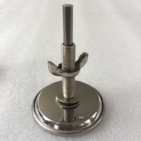 Thermomètre bimétallique JWX-8K-1, vente chaude, fabricants de thermomètres, thermomètre de four en acier inoxydable, thermomètre de barbecue pour la vente en gros