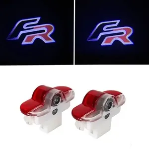 Projecteurs de Bienvenue LED pour Porte de Voiture, Lampes Fantômes, Lumière de Courtoisie, Accessoire pour <span class=keywords><strong>SEAT</strong></span> <span class=keywords><strong>Leon</strong></span> FR 1M MK1 Alhambra 7M Toledo 1M MK2 - Product Image 3