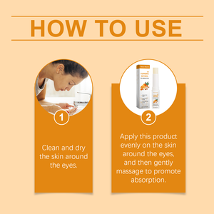 ครีมบำรุงรอบดวงตาเรตินอลขมิ้นติดให้ความชุ่มชื้นความชุ่มชื้นยืดหยุ่นบำรุงผิวรอบดวงตาดูแลดวงตาที่ละเอียดอ่อน - Product Image 6