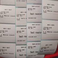 Aplikasi Loyverse Pos+Printer Label Mobile Mencetak Label Penjualan Real-Time untuk Toko Bubble Tea/Kafe