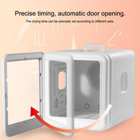 Automatische Tier-Haartrockner-Box 70L Ultra Quiet 360 ° Effiziente Katzenhaar-Föhn-Box mit Time Smart Temperature App Control