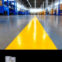 Kit de revêtement de peinture époxy pour sols, résistant à l'usure, antidérapant, imperméable pour garage, usine, atelier, entrepôt, béton