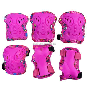 للبيع بالجملة واقي لوح تزلج جديد عالي الجودة 6-واقي لمعصم الكوع للركبة-للتزلج في الربيع - Product Image 3