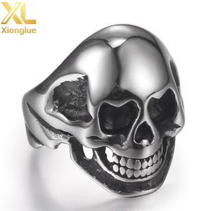 Heavy Huge High Polishing with Solid Back <b>for</b> Strong <b>Men</b> Motorcycle Riders and Bikers Stainless Steel <b>Ring</b> - Product Image 1