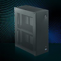 RGEEK portátil NS01 Mini ITX caja de la computadora chasis HTPC PC Oficina chasis escritorio NAS caso, soporte 17*17cm 17*19cm placa base