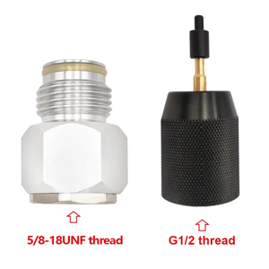 Adaptateur de recharge CO2 en alliage d'aluminium 5/8-18UNF vers filetage G1/2 pour cartouche jetable de cylindre Sodastream – Scénarios de remplacement - Product Image 1