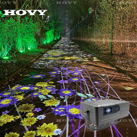 Projecteur de sol interactif tout-en-un avec écran LCD numérique 3D HD extérieur, haut-parleur intégré, portable, pour la cartographie des sols