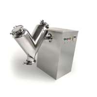 Mélangeur de laboratoire conique, agitateur en forme de V, machine de mélange pour comprimés, capsules, poudre de talc, autres produits chimiques alimentaires, plastiques, acier inoxydable
