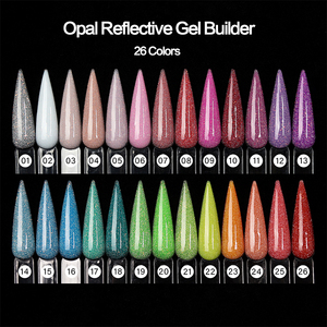 Nuovo arrivo Long Lasting Milky Building Gel Polish UV Hard Gel smalto per <span class=keywords><strong>unghie</strong></span> High Pigment acrilico Builder Nail Art Manicure Set - Product Image 5
