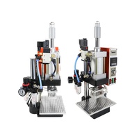 Máquina automática de estampagem a quente para logotipo de madeira e couro em relevo 3 tamanhos