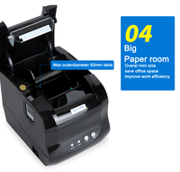 Imprimante thermique d'étiquettes Bluetooth XP-365B X Printer 20-80mm, imprimante thermique sans fil pour téléphone avec Android/iOS