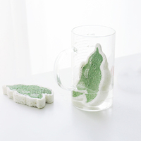 Éponge de nettoyage de cuisine pop-up SPIFIT compressée avec impression graphique Chi Vey, éponge en cellulose, éponges en cellulose