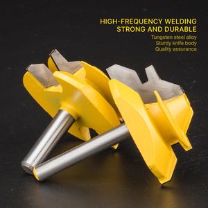 أداة قطع المفاصل القفل الميترية من HUHAO قطع المفاصل والفراشي للنجارة قطع قطع لطحن وتقطيع لقم الخشب 45 درجة - Product Image 2