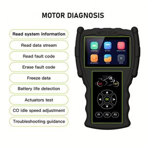 Outil de diagnostic moto M100 Pro : Scanner et analyseur de moteur 12V pour lecture et effacement des codes de panne graves pour YAMAHA et DUCATI - Product Image 6