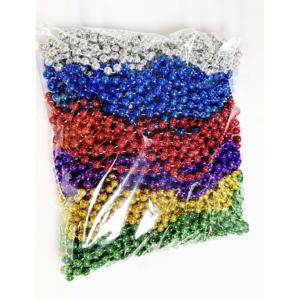 خرز ماردي غرا للرمي، قلائد وإكسسوارات بالجملة، أزياء للعروض، زينة للحفلات، مستلزمات للمناسبات - Product Image 6