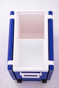 Multifunctional 28L <b>Portable</b> Cooler <b>Table</b> Set Foldable Insulated Ice Chest with 2 Stools Outdoor Camping <b>Picnic</b> BBQ Food Grade - Product Image 4