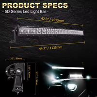 Tira de luces LED largas superventas para coches, techo de vehículos todoterreno, rejillas de parachoques delantero para camiones, 24V, 12V, luces de nueva condición