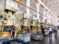 Timbre presse die poinçon juction boîte faisant la machine trou poinçonnage plaque plate presse progressive die 110ton métal estampage machine