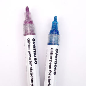 Overaoso Nuevo listado Liquid <span class=keywords><strong>Chalk</strong></span> Glitter Marker para pintura de roca, piedra, cerámica - Product Image 3