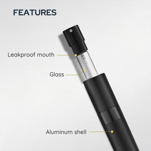 7ml 8ml 10ml 15ml 20ml Wholesale Refillable Twist Aluminum <b>Perfume</b> Atomizer Glass Fragrance <b>Bottle</b> - Product Image 2