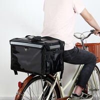 2021 usine grande boîte de nourriture thermique étanche moto vélo isolé sac de livraison de nourriture