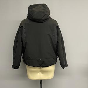 <span class=keywords><strong>Piumino</strong></span> Nero Impermeabile con Cappuccio per Personalizzazione all'Ingrosso <span class=keywords><strong>Piumino</strong></span> Uomo - Product Image 2