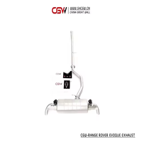 CGW prix usine Valve silencieux d'échappement double embouts Catback tuyaux d'échappement pour Range Rover Evoque 2.0T année 2009 à 2020