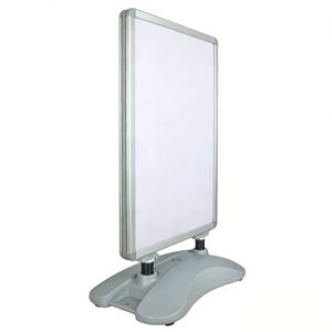 Base de Pedestal Personalizada con Base de Agua para Exteriores, Soporte de Señalización para Pavimento de Doble Cara, Resistente al Viento, de Aleación de Aluminio, para Publicidad - Product Image 1