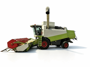 Moissonneuse-batteuse compacte haut <span class=keywords><strong>de</strong></span> gamme GM100, moteur 190 CV, transmission par engrenages avec boîte <span class=keywords><strong>de</strong></span> vitesses et roulement PLC pour la récolte du maïs - Product Image 1