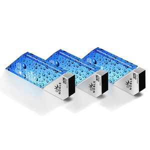 Trophée en cristal de métal goutte d'eau géométrique minimaliste personnalisé avec un design de mosaïque créatif inspiré du diamant bleu - Product Image 3