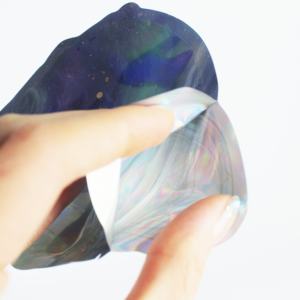 Sacs à fermeture éclair en mylar avec impression numérique et feuille d'aluminium holographique intérieure pour bonbons - Product Image 6