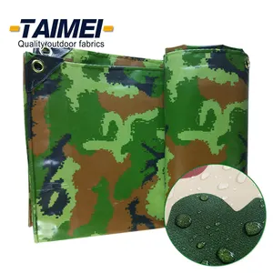 PVC Camo Tarp Tent Trailer Cover Tarpaulin Sheets Jungle Camouflage Dust Tarps PVC Camouflage Laminated Tarp