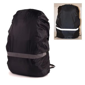 Personalizado portátil antipolvo negro noche al aire libre ciclismo montaña escalada seguridad alta visibilidad mochila reflectante cubierta de lluvia - Product Image 2