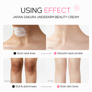 Crème corporelle LAIKOU JAPAN SAKURA 30g, efficace pour éclaircir et blanchir les aisselles - Product Image 5