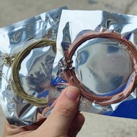 Individual Guitar Strings Copper Brass Tinted Strings Guitar Parts Bulk Sale