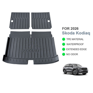 Tappetini per bagagliaio e schienale posteriori all'ingrosso per <span class=keywords><strong>Skoda</strong></span> <span class=keywords><strong>Kodiaq</strong></span> 2026 - Accessori auto per interni compatibili con il rivestimento del vano di carico - Product Image 5