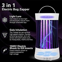 JZ UV atracción al aire libre inalámbrico recargable Fly Catcher polilla Mosquito lámpara para matar insectos Smart Bug Zapper para acampar