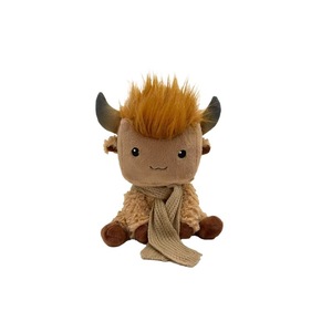 Peluche de yak des Highlands écossais, jouet réaliste en forme de vache à poils longs, cadeau pour enfants de 2 à 4 ans, animal en peluche unisexe - Product Image 5