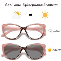 Lunettes photochromiques anti-radiation pour femmes, lunettes de vue anti-lumière bleue œil de chat, montures rétro, protection des yeux pour ordinateur