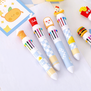 Frites et hamburgers créatifs à dix couleurs avec stylo graffiti. Cadeau de Noël du 6 janvier pour un élève. - Product Image 5
