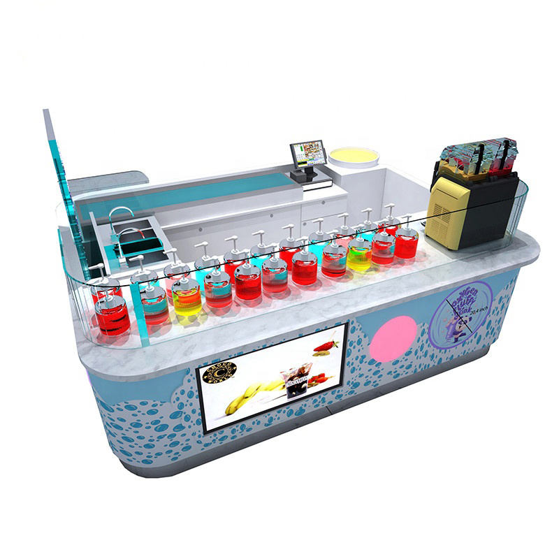 Customized Manufacturer Free Design Bubble Tea Counter