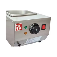 Machine électrique de fonte de chocolat d'acier inoxydable de 2 réservoirs nouvelle condition pour la préparation commerciale de casse-croûte de beurre de fromage élevé