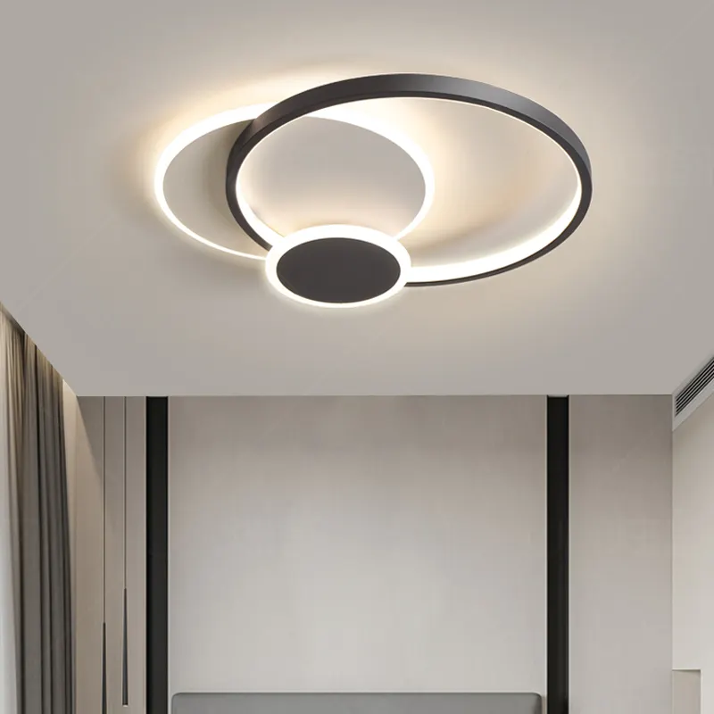 Modern Minimalist Bedroom Lamp Led Room Ceiling Lamp Master Bedroom Lighting Minimalist Atmosphere Home Iron Acrylic 90 30000